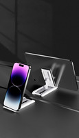 Hotriple F6 Support de téléphone portable de style moderne Mini support réglable pliable Utilisation de bureau flexible Support de téléphone portable