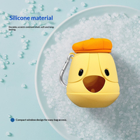 Distributeur de sacs à déjections pour animaux de compagnie BPlus personnalisable, apparence adorable, rangement pratique, facile à utiliser, durable, en silicone longue durée