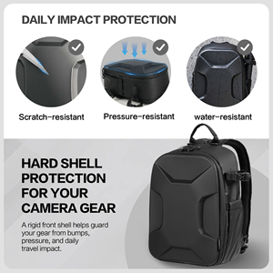 Sac à dos pour <span class=keywords><strong>appareil</strong></span> <span class=keywords><strong>photo</strong></span> Ambitful S1, coque rigide, étanche, antichoc, pour Canon, Sony, Fuji, <span class=keywords><strong>Nikon</strong></span>, grande capacité, sac de photographie - Product Image 3