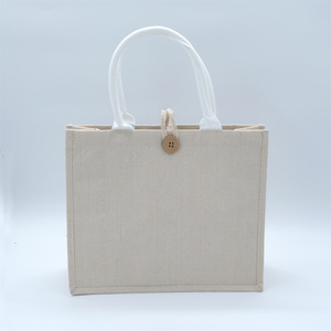 New Design Natural Reusable Custom Large Capacity <strong>Jute</strong> <strong>Bag</strong> Shopping <strong>Bags</strong> Plain <strong>Jute</strong> <strong>Tote</strong> <strong>Bag</strong> <strong>Wholesale</strong> for Gifts logo Woman - Product Image 5