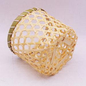 Cestas de bambú oriental de bambú de colores naturales de gran venta para regalos cesta decorativa cesta de frutas de bambú barata para Cocina - Product Image 4