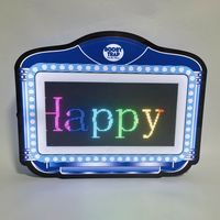 Panneau d'affichage numérique LED personnalisé pour boîte de nuit, bar, service VIP, commande par application, en plastique/acrylique, avec messages défilants
