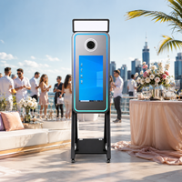 Photomaton portable Magic Mirror avec valise de transport pour mariage et fête