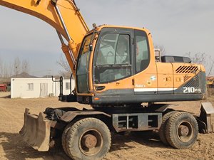 Excavadora de Ruedas Usada Hyundai R210W-9 de 21 Toneladas, Excavadora Original de Corea - Product Image 6
