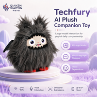 Peluche Monstre Cheveux Sauvages AI Techfury Ailes de Chauve-Souris 3 Modèles IA ChatGPT Version WiFi 2.4G Module TUYA T5 Mémoire Longue Durée 50+