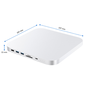 Colorii MC25H Type C 8 en 1 <span class=keywords><strong>mini</strong></span> Usb Hub avec boîtier Hdd Usb 3.0 4K Hdmi Vga pour <span class=keywords><strong>2020</strong></span> m1 <span class=keywords><strong>Mac</strong></span> <span class=keywords><strong>Mini</strong></span> - Product Image 2