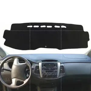 Cover Dasbor Mobil Flanel Premium, Cover Mat Untuk Toyota Kijang Innova AN40, Aksesori Dasbor Mobil