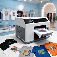 Imprimante DTG Reeleyin à faible coût pour impression directe sur t-shirt, encre textile CMYKW, machine d'impression numérique pour vêtements