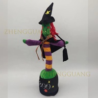 Cactus parlant et dansant électrique en peluche douce en plastique Zhengguang, vente chaude de Noël, 30 cm
