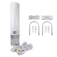 Antenne extérieure cylindrique ABS à gain élevé 5dBi 5G LTE WiFi avec connecteur S-M-A et câble RG174
