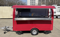 Remorque de fourgonnette de nourriture commerciale remorque de concession de friteuse chariots de hot-dog camion de nourriture camion de nourriture de café mobile à vendre états-unis