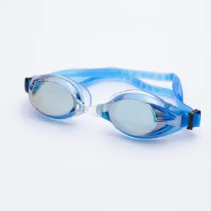 Óculos para natação à prova d' água, óculos de proteção uv de silicone sem vazamento