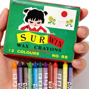 Wholesale 12 Colors Long-Lasting Custom Non-Toxic <b>Paraffin</b> Wax Crayon Set for Kids Art for Children Hot Sale in Nigeria - Product Image 3