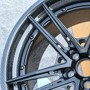 Jantes en fibre de carbone forgées XJ 5x120 16 17 18 20 pouces jantes en alliage personnalisées pour <span class=keywords><strong>GTS</strong></span> 911 Carrera 991 GT3 M3 <span class=keywords><strong>M4</strong></span> C8 Z06 Mc20 Z06 ZR1 - Product Image 5