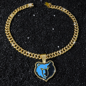 2026 New Hot Selling Hiphop Popular Bear <b>Head</b> Pendant Necklace Punk Street <b>Style</b> Men's Necklace Wholesale Jewelry Trendy - Product Image 4