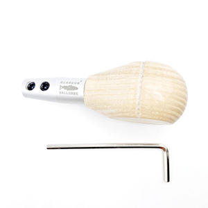 Manche de graveur réglable Glardon Vallorbe suisse, anti-roulement, en forme de poire, en bois, avec double vis, pour outils de gravure de bijoux - Product Image 6