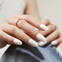Autocollants d'ongles en gel UV semi-durcis longue durée, très populaires, à presser / Tiktok NG200003