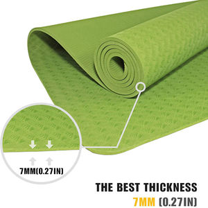 Merrybody Home - Tapete de Yoga de Espuma Deportiva Impermeable, Ecológico, Antideslizante, de TPE, 173 cm, con Bolsa de Transporte - Product Image 4