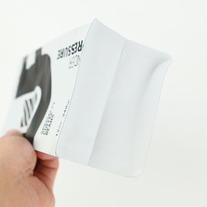 Custom in bianco e nero 12oz facile strappo <span class=keywords><strong>taz</strong></span> cerniera fondo piatto sacchetto di caffè con valvola a senso onw - Product Image 6