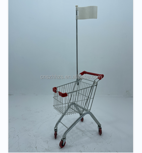 הונג הוא 20 ליטר סל סל סל ילדים עגלת קניות מיני סופרמרקט עם כיסוי דגל לעגלת הקניות התינוק - Product Image 4