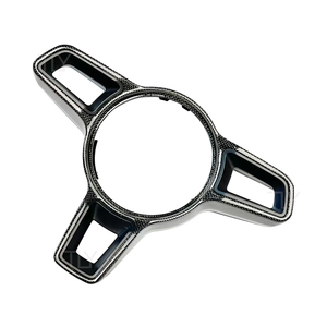 Embellecedor de cubierta decorativa para volante de fibra de carbono para Porsche 911 992 Panamera Cayenne <span class=keywords><strong>Macan</strong></span> 2017 2018 <span class=keywords><strong>2019</strong></span>, accesorios para coche - Product Image 3