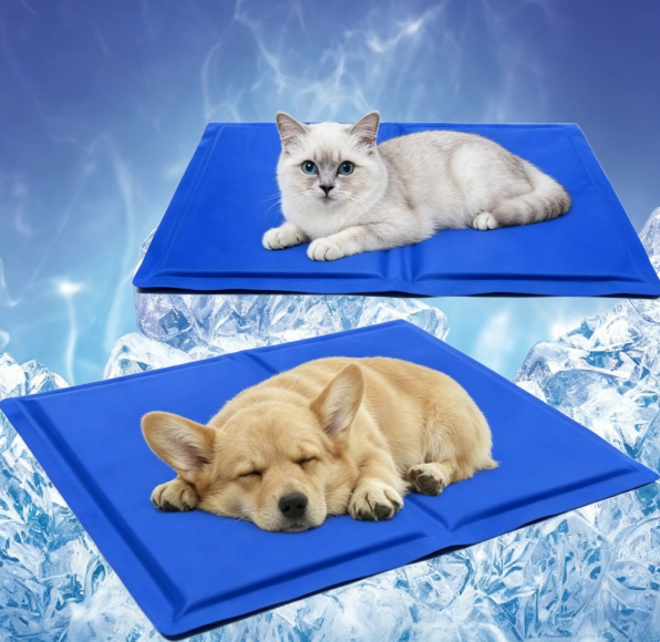 Hot Selling Pet Cooling Mat & Ice Pillow  Self Cooling Pad for Dogs & Cats, Summer Cooling Bed for Pet Cages