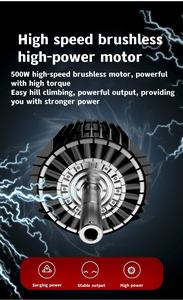 2025 Haute Puissance En Gros E-bike Véhicules 20 pouces 48V 18ah 500W <span class=keywords><strong>Tout</strong></span> <span class=keywords><strong>Terrain</strong></span> <span class=keywords><strong>Tout</strong></span>-<span class=keywords><strong>Terrain</strong></span> Gros Pneu Vélo Électrique De Montagne pour Adultes - Product Image 6