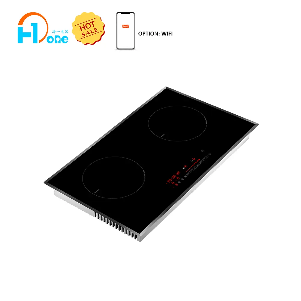 Fashion Attractive Design Built-in or Table Top Induction Cooker 2 Burner