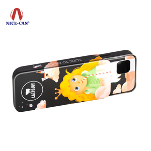 Hình Chữ Nhật Kẹo Nhỏ Mint Trượt <span class=keywords><strong>Tin</strong></span> Có Thể OEM ODM Kim Loại Hộp Thiếc Với Slide Bìa Tùy Chỉnh Nhai Kẹo Cao Su Bao Bì - Product Image 3