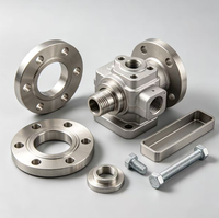 Composants d'automatisation usinés CNC traités par passivation, en acier inoxydable 316, pour unité de capteur d'automatisation industrielle