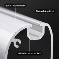 Boîtier d'extrusion en aluminium haute résistance sur mesure avec conception de sécurité structurelle pour batterie de stockage d'énergie