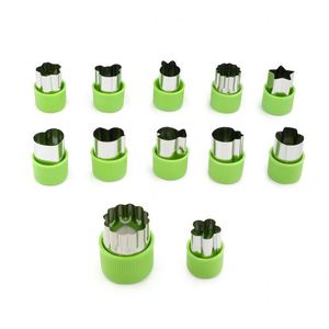 Home Kitchen 5-Piece Stainless Steel Set Fruit/Vegetable Cutter Cookie Embossing <b>Mold</b> for <b>Cakes</b> Tools - Product Image 1