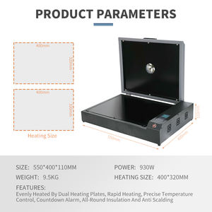 Auplex Fabrik preis Tragbar 13 Zoll A3 A3 dtf Pet Film Heiß schmelz pulver heizung DTF - Product Image 2
