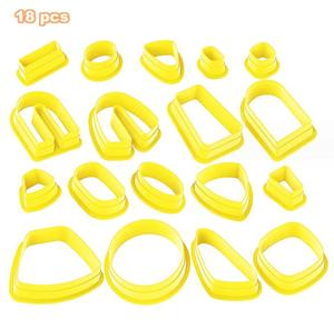 <strong>Polymer</strong> <strong>Clay</strong> Cutter Tool <strong>Clay</strong> DIY Craft Cutting Mold for Earring Jewelry Pendant Making - Product Image 3