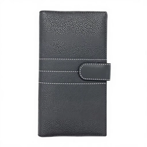 Portefeuille de voyage anti-RFID WRIZA Premium noir avec emplacements pour cartes et porte-documents sécurisé - Product Image 3