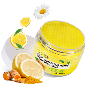 YECUCE Makeup Remover <strong>Cleansing</strong> Face Wipes Facial <strong>Cleansing</strong> Pad Exfoliating Kojic Acid And Turmeric <strong>Cleansing</strong> Pads - Product Image 2