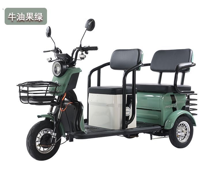 3 Wheels Motorcycle Car Electric Tricycles T3-HL Factory Cheap Sell in Japanese Old Peope Adult 48V Drum Cargo Eec 12 Tube Open