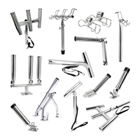 Accessoires pour bateaux, matériel marin, support de canne à pêche en acier inoxydable 316/304, support de canne à pêche pour bateaux