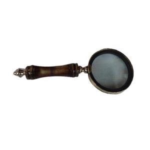 Loupe à poignée en résine cannelée autres Styles disponibles hommes cadeau journal livre loupe artisanat indien - Product Image 2