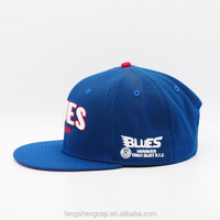 Gorro Snapback azul real plano personalizado de alta calidad gorras grandes con bordado en 3D gorras de béisbol del equipo deportivo de Rugby de Japón