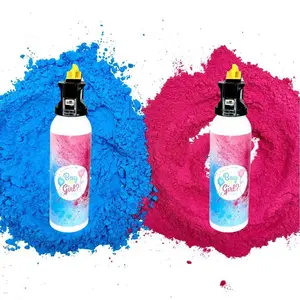 New Celebration Party Press Boy Girl Gender Reveal Color Cannon Powder Spray Bottle Spray Bottle Air Mist Gender Reveal Salute