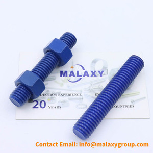 Malaxy - <span class=keywords><strong>Tige</strong></span> en acier inoxydable, acier au carbone noir zingué, <span class=keywords><strong>tige</strong></span> <span class=keywords><strong>filetée</strong></span> M38 <span class=keywords><strong>M40</strong></span> M42 M50 M60 M70 M80, grandes tailles de tiges filetées - Product Image 2