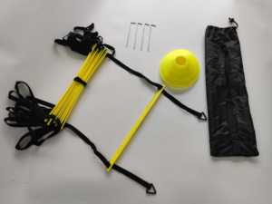 Çeviklik Merdiveni ve Hız Konileri Antrenman Seti, Hızlı Ayak Hareketlerini Artırmak İç<span class=keywords><strong>in</strong></span> Egzersiz Ekipmanı - Product Image 2