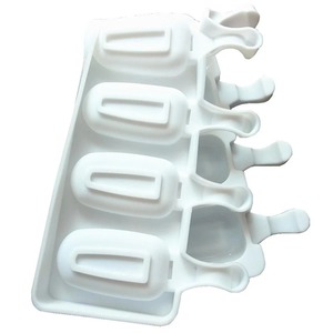 Moldes de silicona para helados de 4/8 cavidades, para hacer helados caseros con palitos, para jugos de frutas, para congelar. - Product Image 1