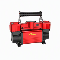 Compresseur d'air portable robuste à double cylindre 12V 150PSI en métal avec gonflage rapide des pneus pour voitures et MPV
