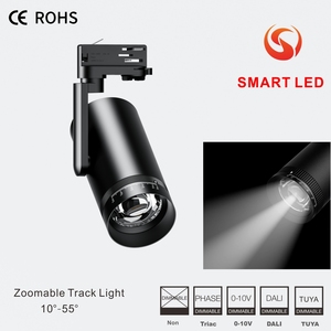 ไฟแทร็ก LED หรี่แสงได้รีโมทคอนโทรลไฟสปอตไลท์ LED 5W-30W 2700-6500K ปรับได้สำหรับโรงแรมอลูมิเนียม CRI 95รับประกัน5ปี - Product Image 3