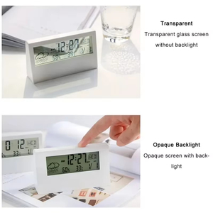 Reloj despertador electrónico multifuncional <span class=keywords><strong>LCD</strong></span>, calendarios, reloj Digital inteligente silencioso creativo Simple para niños, alarma electrónica creativa - Product Image 5