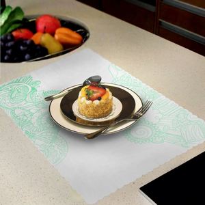 Impression personnalisée OEM ODM en stock, sets de table carrés en papier pour repas, sublimation - Product Image 1