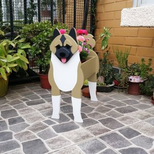 <span class=keywords><strong>Maceta</strong></span> de jardín con forma de <span class=keywords><strong>perro</strong></span> bonito <span class=keywords><strong>maceta</strong></span> samoyedo Labrador Pastor <span class=keywords><strong>perro</strong></span> jarrón macetas PVC hogar al aire libre jardín decoración Macetas - Product Image 3