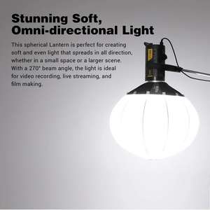 <span class=keywords><strong>Godox</strong></span> CS-85D Lanterne Softbox 33.5inch/85cm Soft Lighting Modifier pour <span class=keywords><strong>Godox</strong></span> <span class=keywords><strong>SL</strong></span>-<span class=keywords><strong>60W</strong></span> SL150W II FV150 AD300PRO AD400PRO AD600BM - Product Image 4